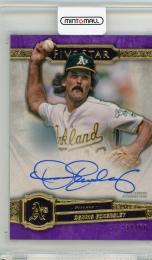2021 Topps Five Star Baseball  Oakland Athletics Dennis Eckersley Five Star Base Autographs, Purple Parallel 34/50