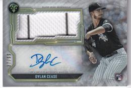 2020 Topps Triple Threads Baseball Chicago White Sox Dylan Cease Triple Threads Autographs Single Jumbo Relics  37/99