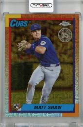 2025 Topps Update Series Matt Shaw 1990 Topps Baseball Chrome Gold Mojo #U90C-95 RC【31/50】 Chicago Cubs