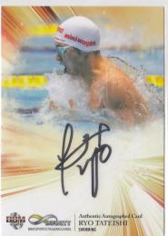 2020 BBM Infinity インフィニティ 水泳 立石諒 縦型直筆サインカード 24/30