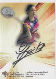 2020 BBM Infinity インフィニティ バドミントン 垣岩令佳 縦型直筆サインカード 11/30