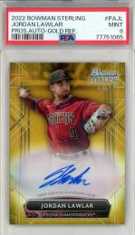 2022 Bowman Sterling Jordan Lawlar Prospect Autographs Gold Refractors【18/50】【PSA9】《MINT》 Arizona Diamondbacks