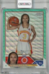 2023 Topps Chrome McDonald’s All-American Hannah Hidalgo Aqua Wave Refractor #78 【081/199】 EAST