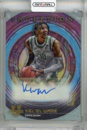 2022-23 Topps Bowman University Inception Kel'el Ware Base Autographs #BIA-KW  Oregon
