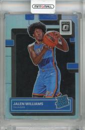 2022-23 Panini Donruss Optic Jalen Williams Base Rated Rookie Holo #235  Oklahoma City Thunder