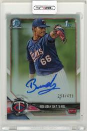 2018 Bowman Chrome Brusdar Graterol Prospect Autographs Refractors【294/499】 Minnesota Twins
