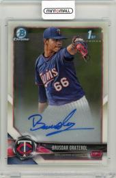 2018 Bowman Chrome Brusdar Graterol Prospect Autographs Minnesota Twins