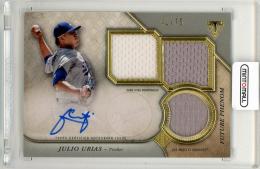 2017 Topps Triple Threads Julio Urias Jer Sey Autographs Silver【41/75】 Los Angeles Dodgers