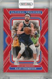 2024-25 Panini National Treasures Klay Thompson International Red #59 【7/8】 Dallas Mavericks