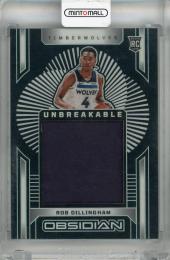 2024-25 Panini Obsidian Rob Dillingham Unbreakable Memorabilia #2 RC【107/249】 Minnesota Timberwolves