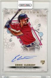 2022 Topps Inception Ernie Clement Rookies & Emerging Stars Autographs【025/299】 Clevlan Guardians