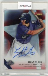 2015 Bowma's Best Trent Grisham(Clark) Best of 2015 Autographs Red Refractors【2/5】 Milwaukee Brewers