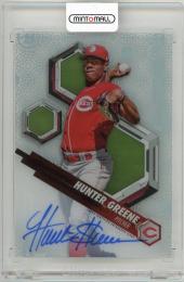 2018 Bowman High Tek Hunter Greene Prospecct Autographs Cincinnati Reds