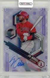 2018 Bowman High Tek Jo Adell Prospecct Autographs Purple Diffractors【148/150】 Los Angeles Angels