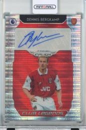 2019-20 Panini Prizm Premier League Dennis Bergkamp Club Legends Signatures Silver【25/25】 Arsenal FC