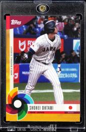 2023 Topps World Baseball Classic Shohei Ohtani Global Stars #5 Shohei Ohtani Yellow【17/25 Jersey No.】 Team Japan