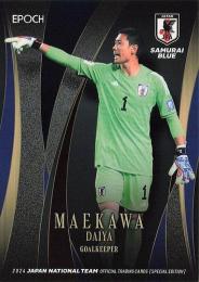 2024 EPOCH サッカー日本代表 スペシャルエディション #2 前川黛也 レギュラーカード