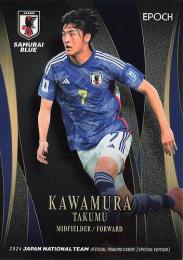 2024 EPOCH サッカー日本代表 スペシャルエディション #24 川村拓夢 レギュラーカード