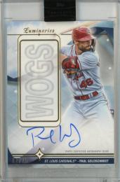 2023 Topps Luminaries Paul Goldschmidt Home Run Kings Autographs #HRK-PG 【11/15】 St. Louis Cardinals