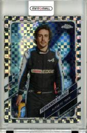 2021 Topps Chrome Formula 1  Fernando Alonso Checker Flag Refractor