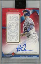 2023 Topps Luminaries Pete Alonso Home Run Kings Autographs Red #HRK-PA1【03/10】 New York Mets