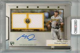 2024 Topps Museum Collection Henry Davis Single-Player Signature Swatches Dual Relic Autographs Gold #SWDRA-HD RC ※白かけあり【23/25】 Pittsburgh Pirates