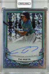 2024 Topps Bowman Sterling Tai Peete Prospect Autographs #PA-TP ※へこみあり Seattle Mariners