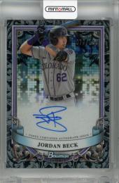 2024 Topps Bowman Sterling Jordan Beck Prospect Autographs Silver #PA-JB【077/100】 Colorado Rockies