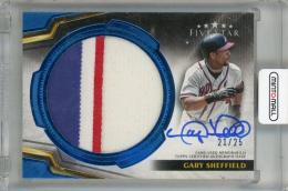 2024 Topps Five Star Gary Sheffield Five Star Autographed Jumbo Prime Blue #FSJP-GS ※白かけあり【21/25】 Atlanta Braves