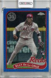 2024 Topps Update Series Elly De La Cruz 1989 Topps Baseball Chrome Silver Packs Blue Mojo #T89CU-40 RC【032/150】 Cincinnati Reds