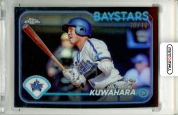 2024 TOPPS NPB CHROME 桑原将志 #71 Base Black Refractor Parallel【10/10】《ラストナンバー》 横浜