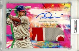 2020 Topps Inception Rhys Hoskins #IAP-RH Inception Autographed Patch Magenta Parallel【26/75】 Phillies