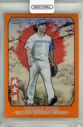 2024 Topps NPB Chrome 伊藤大海 Bushido Orange Refractors【08/25】 北海道日本ハムファイターズ