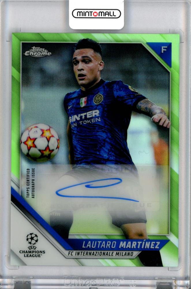 ミントモール / MINT 福岡店 / 2021-22 Topps Chrome UEFA Champions League Lautaro  Martinez Autographs Green 直筆サインカード 86/99