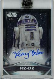 2021 Topps STAR WARS SIGNATURE SERIES Kenny Baker as R2-D2 Autograph/#A-KB3【3/5】