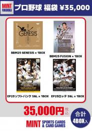 [ポイント使用不可]国内野球 福袋 GENESIS/FUSION/S&L2種 \35,000[要注意事項]