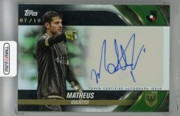 2024 Topps Jリーグ フラッグシップ マテウス 直筆サインカード Black【07/10】 東京ヴェルディ