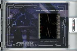 2017 Topps Star Wars Masterwork Inside The Second Death Star Film Cel Relic/#FCR-39