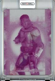 2022 Topps STAR WARS MASTERWORK Jango Fett Base/Printing Plates/#68【1/1】