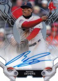 2019 Topps High Tek Boston Red Sox Rafael Devers Autographs