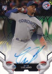 2019 Topps High Tek Toronto Blue Jays Elvis Luciano Autographs Black パラレル版 45/50