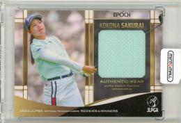 EPOCH 2023 JLPGA ROOKIES & WINNERS	櫻井心那	メモラビリアカード(ウエアカード)	102/280