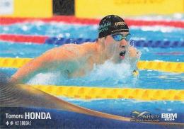 2024 BBM INFINITY #46 本多灯(競泳) キラカード版レギュラーカード