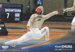 2024 BBM INFINITY #60 江村美咲(フェンシング) キラカード版レギュラーカード