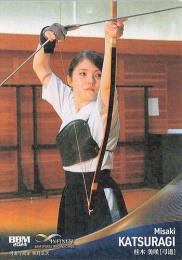 2024 BBM INFINITY #63 桂木美咲(弓道) キラカード版レギュラーカード