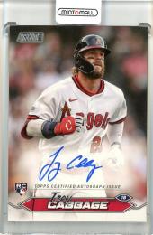 2024 Stadium Club Trey Cabbage Autographs Los Angeles Angels