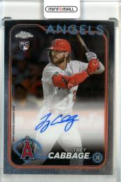 2024 Topps Chrome Trey Cabbage Rookie Autographs Los Angeles Angels