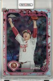 2024 Topps NPB Chrome 宋家豪 Cherry Blossoms Refractors【07/15】 東北楽天ゴールデンイーグルス