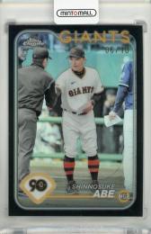 2024 Topps NPB Chrome 阿部慎之助 Black Refractors【06/10】 読売ジャイアンツ