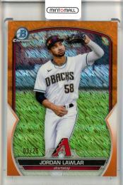 2023 Bowman Jordan Lawlar Bowman Chrome Prospects Orange Shimmer Refractors【03/25】 Arizona Diamondbacks